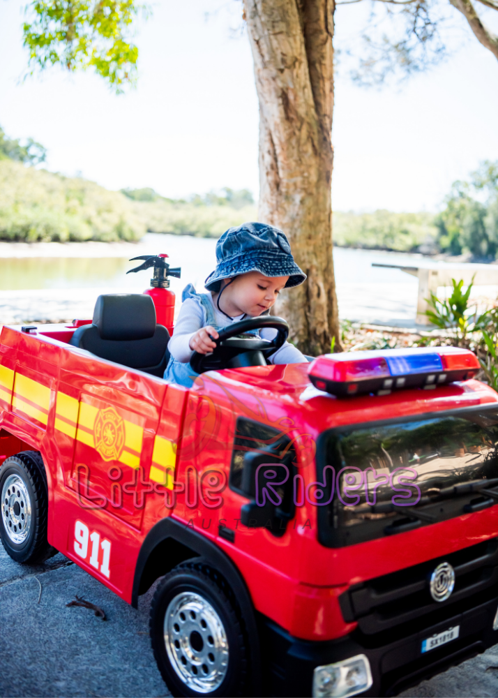 Fire truck toy store ride on